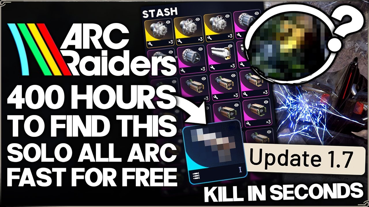 Arc Raiders - New OP Discovery - FASTEST Way to Farm ALL Arc For Free & Fast - Best Easy Farm Guide!
