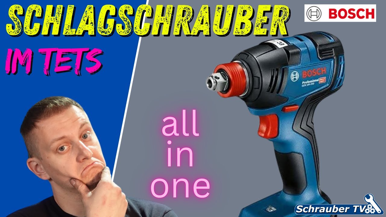 Akkuschlagschrauber 2 in 1 im Test / Bosch GDX Serie