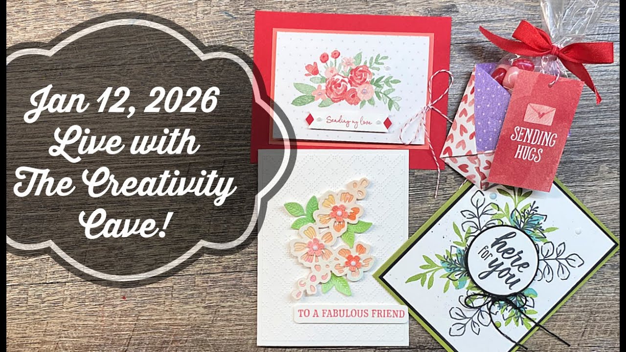 Jan 12, 2026 LIVE with The Creativity Cave!!