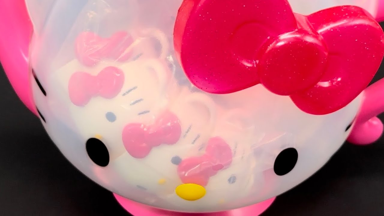 6 Minutes Satisfying with Unboxing Hello Kitty Tea Set | ASMR (no music)
