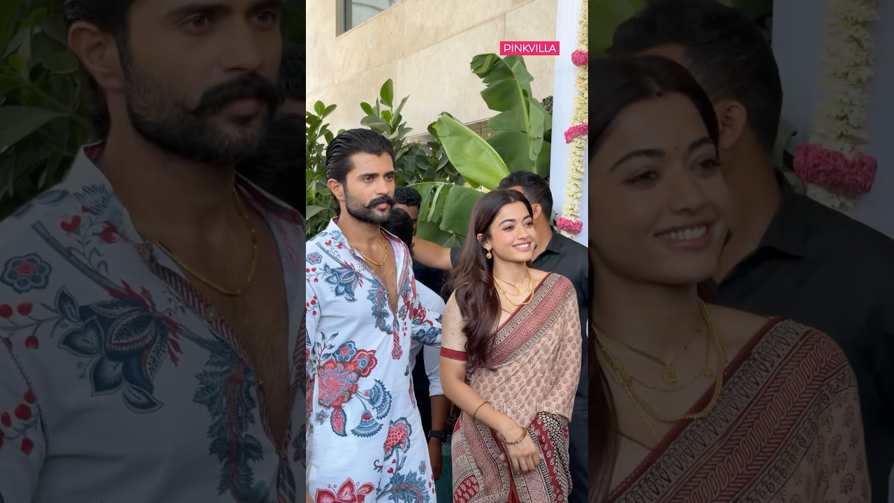 First Lunch For The Newly Weds😍😍 #rashmikamandanna #vijaydevarakonda #shorts #viral #trending