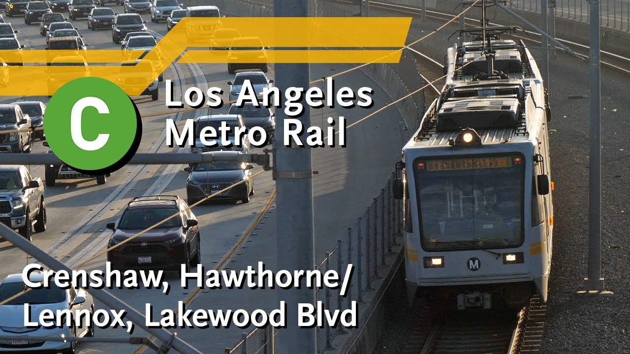LA Metro Rail: C Line at Crenshaw, Hawthorne/Lennox, & Lakewood Blvd