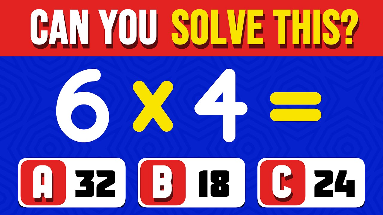 Can You Pass This Ultimate Math Quiz Challenge? 🧠 97% Fail This Maths Quiz ➗✖️