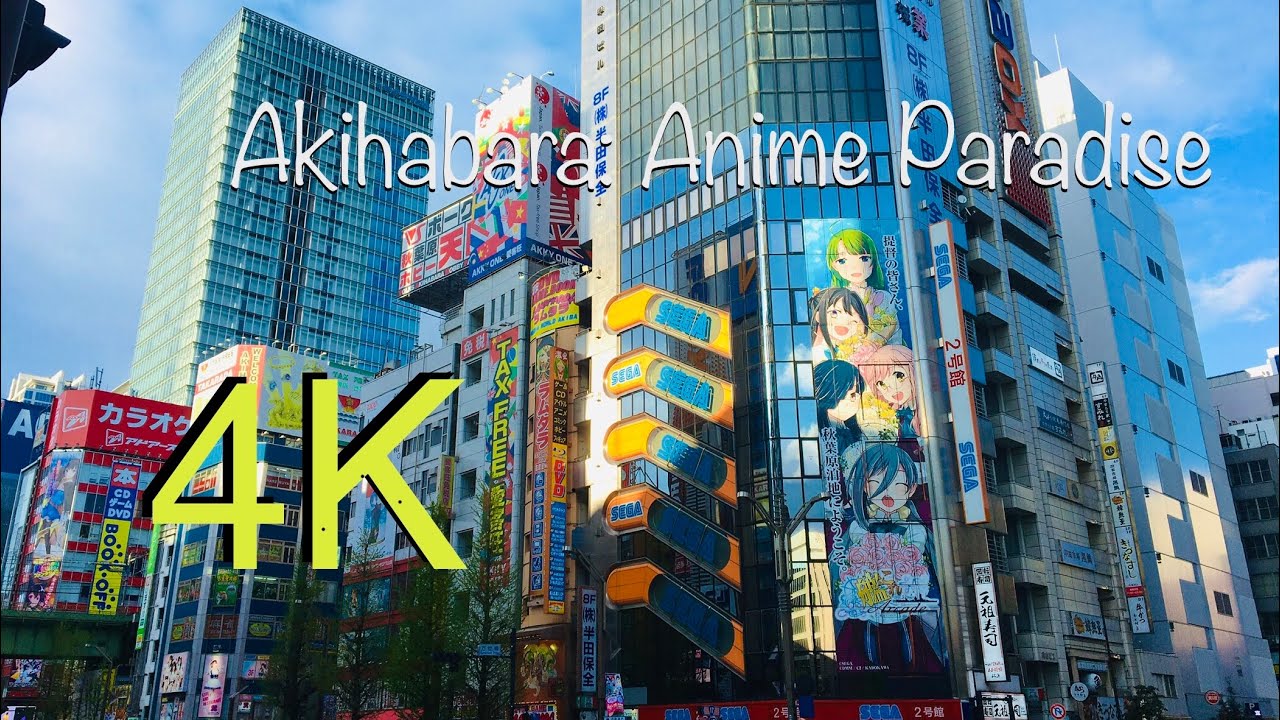 4K Walk - Tokyo Japan “Akihabara Anime Street