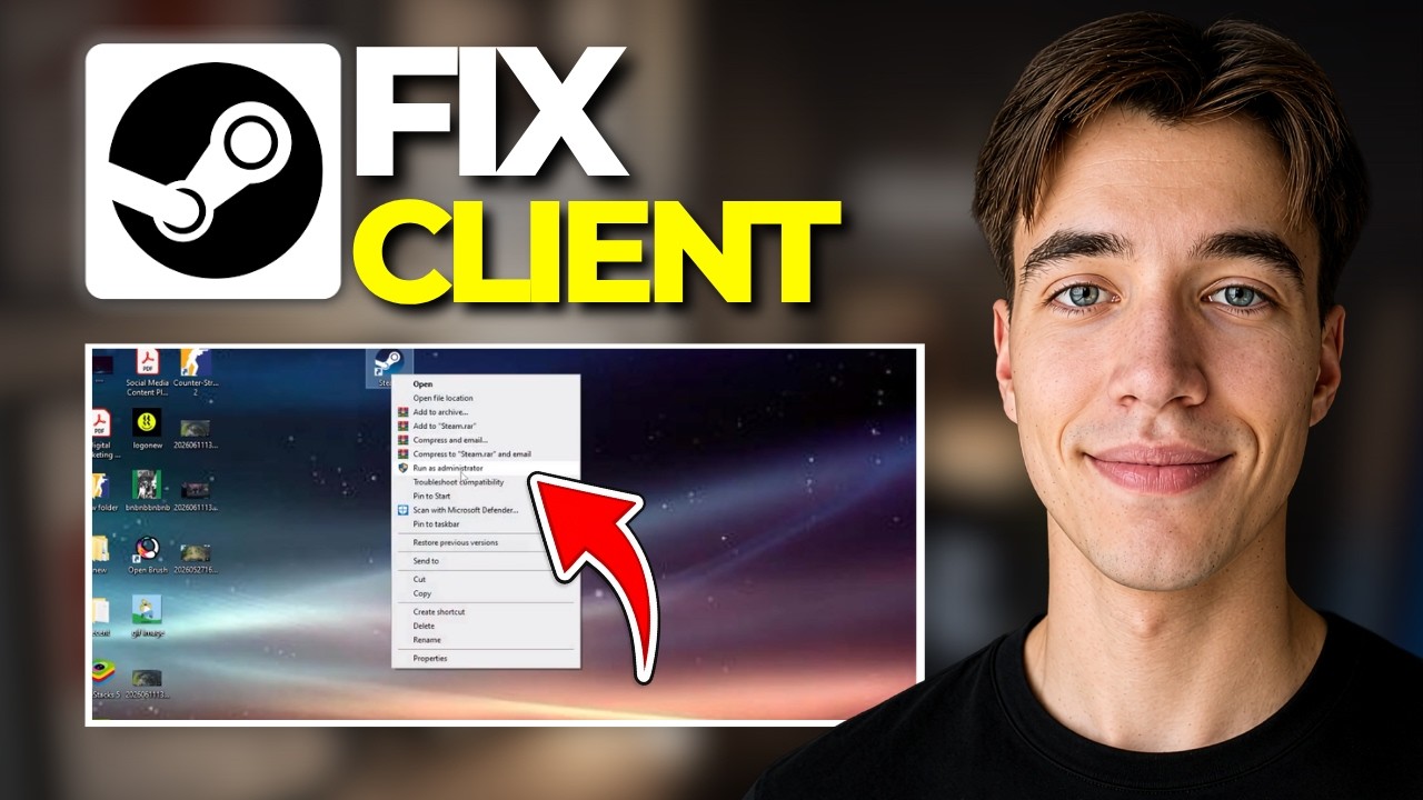 How To Fix Steam Failed To Initialize Please Verify That Steam Client Is Running | Tutorial 2026