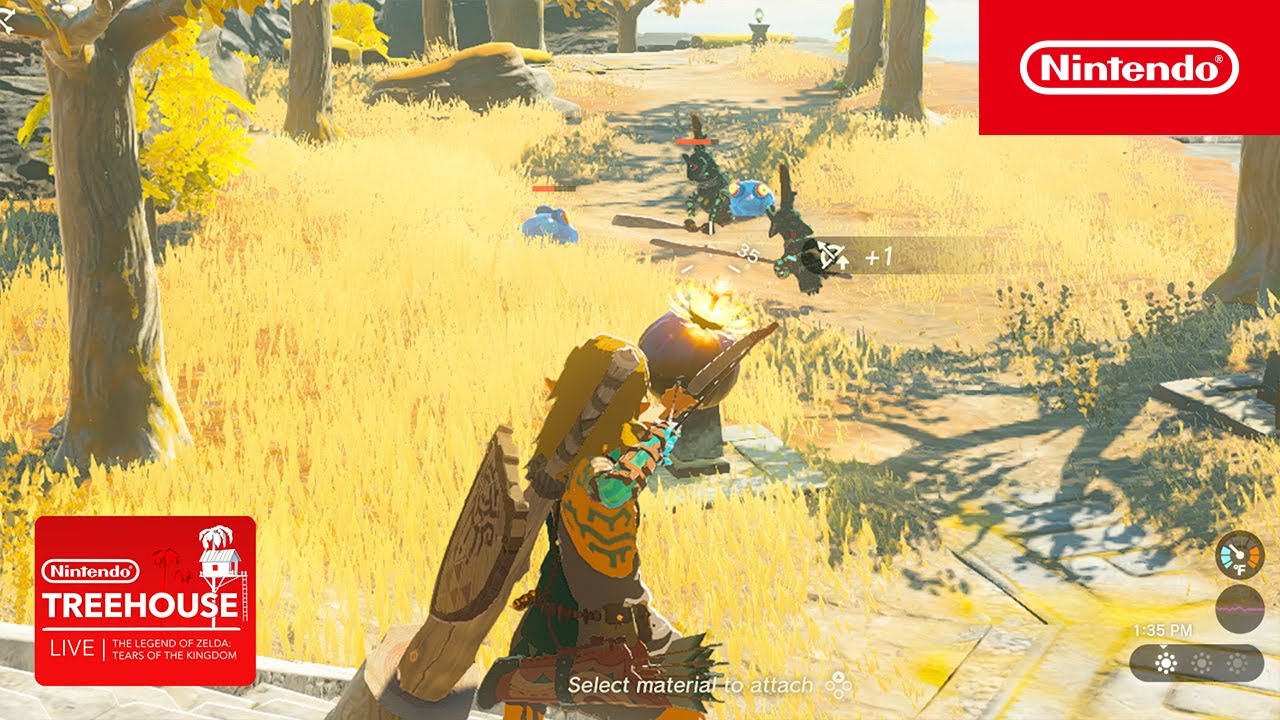 Nintendo Treehouse: Live - The Legend of Zelda: Tears of the Kingdom - Great Sky Island Exploration