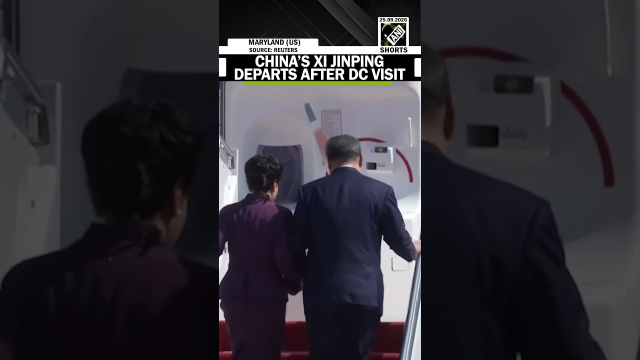 Chinese President Xi Jinping departs after three-day visit in Washington DC