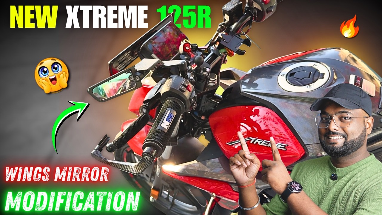 New Xtreme 125R Dual Channel ABS 😍 Wings Mirror Modification🔥
