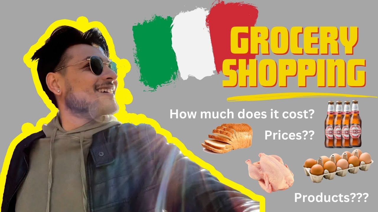 Grocery Shopping in Rome, Italy as International Student | Nepalese in Italy