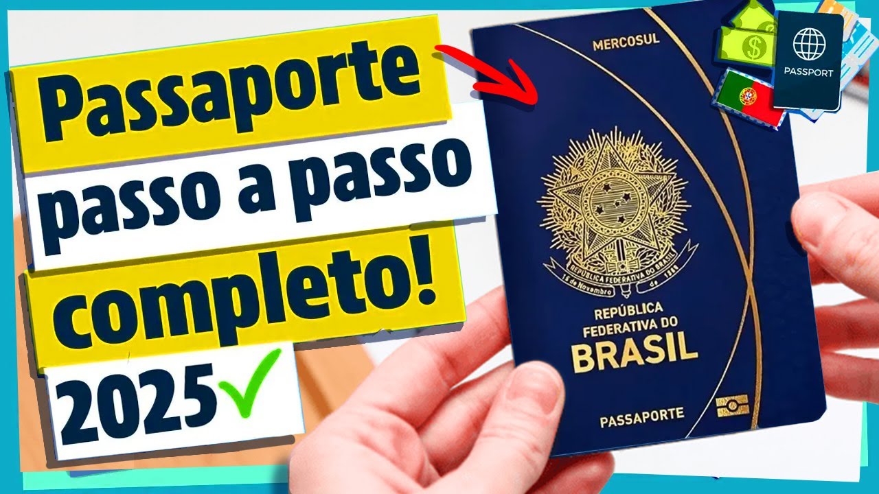 2025 COMO TIRAR O PASSAPORTE 🌎🛩️  -  PASSO A PASSO COMPLETO!✅