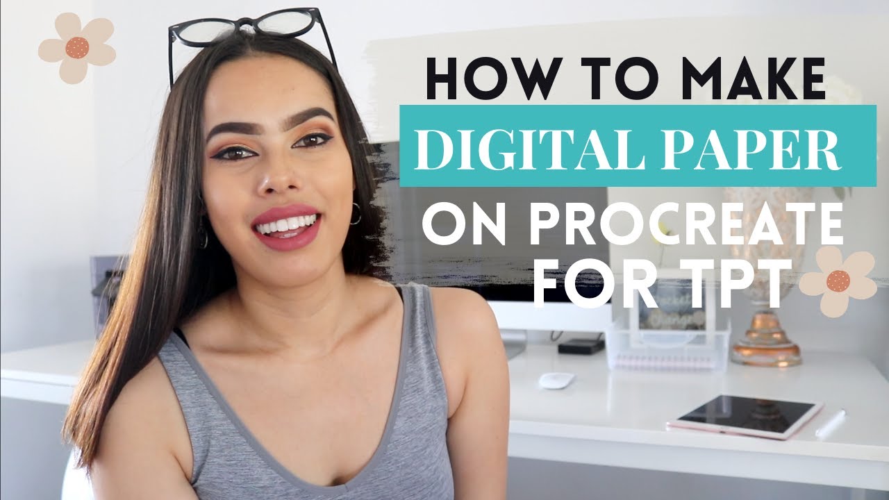 How to create digital paper on Procreate for Teachers pay Teachers