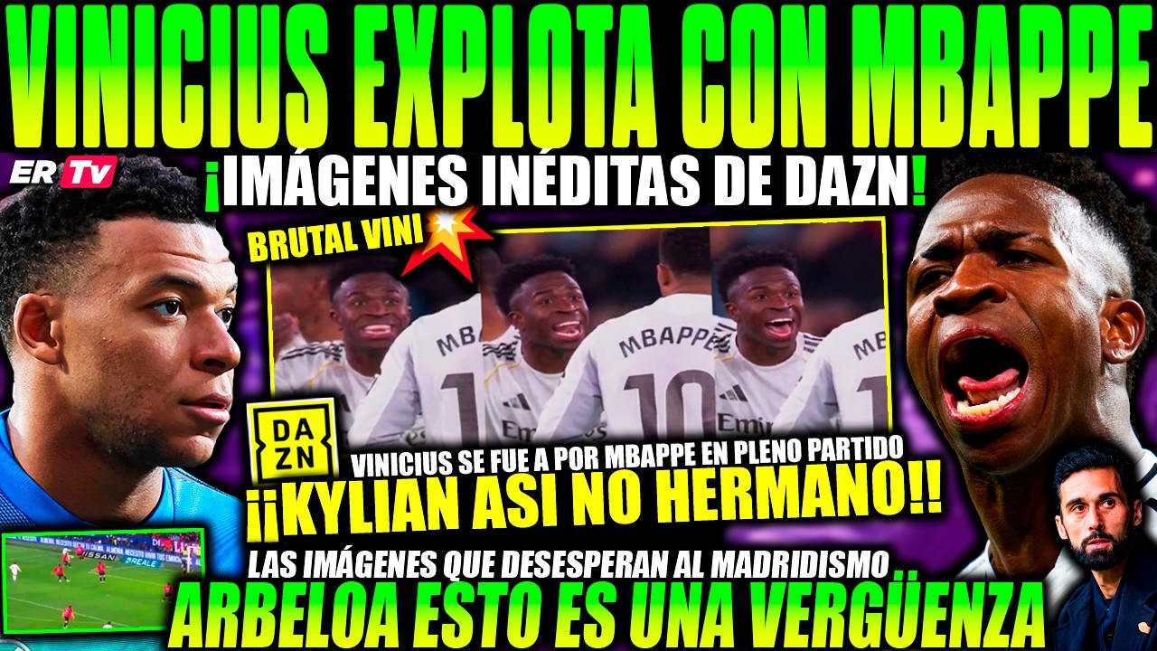 💥 VINICIUS ACABA DESESPERADO con EL PARTIDO de MBAPPE ¡IMÁGENES INÉDITAS! POLÉMICA PENALTI BUDIMIR