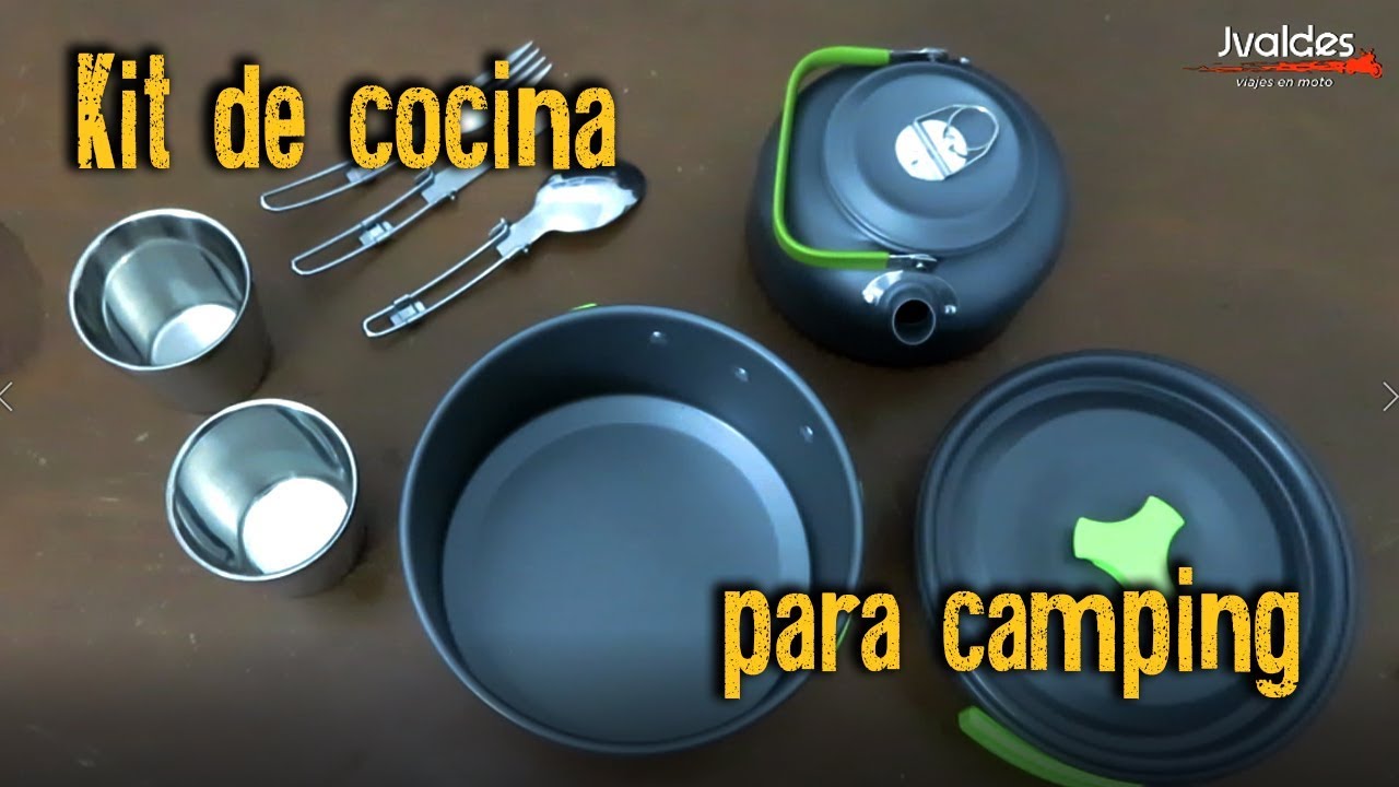 Kit de cocina para camping y viajes - Jvaldes viajes en moto