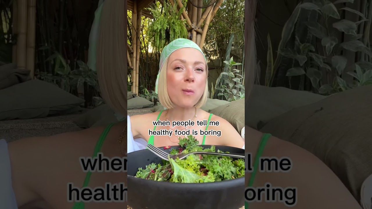 healthy food is bomb not boring 🌈  I&lsquo;ll show you how