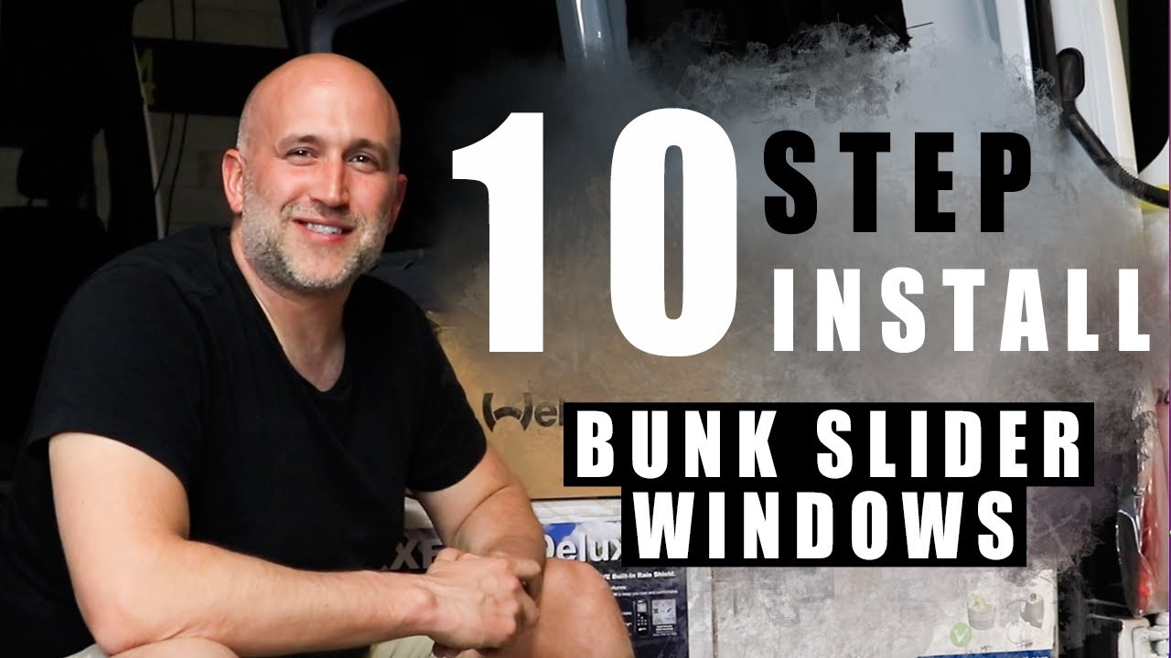 DIY Campervans |  How To Install AM Auto Glass Bunk Slider Windows | Van Conversion