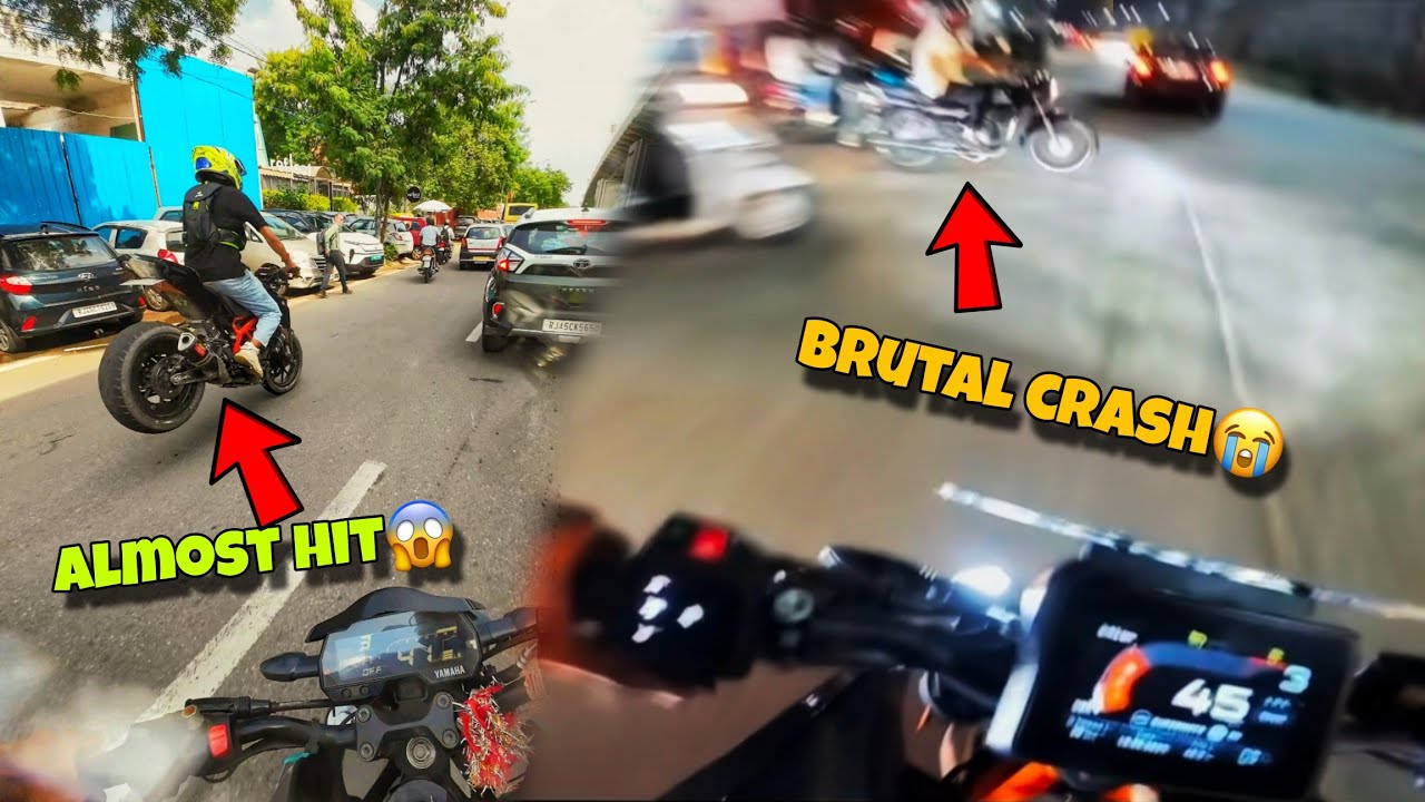 Live acc!dent 😭/ duke390 total lose / road r@nge😡 / @DVRmotovlogger