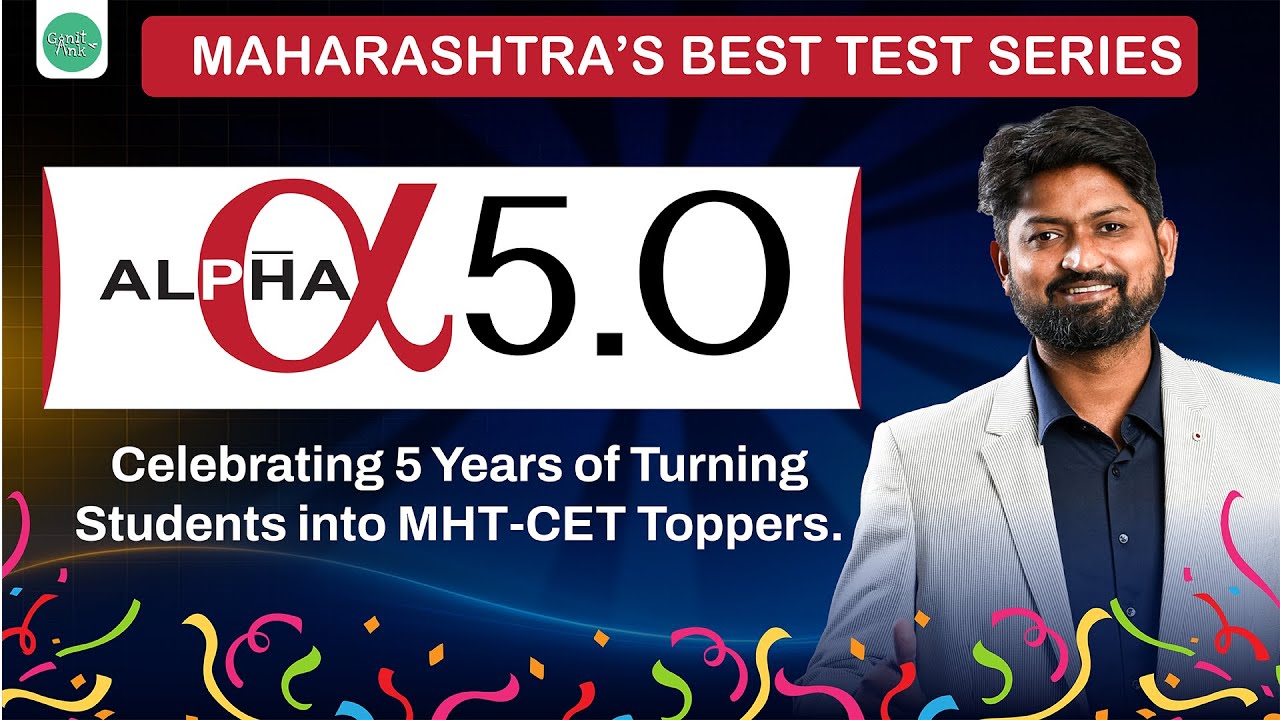 ALPHA 5.0 Test Series Launched 🚀 | MHT-CET 2026 Students Must Watch | Ankush Sir