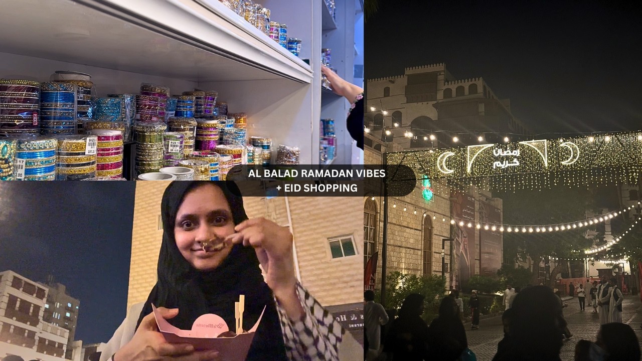 Al Balad Ramadan Night Market + Eid Shopping in Jeddah | Aziziah Desi Market Vibes