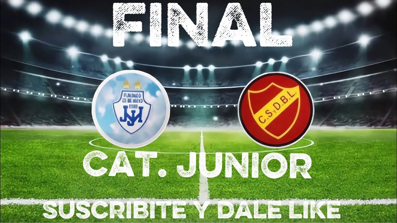 FINAL Y PARTIDASO !! Barrio Libertador vs La Junta cat . junior 1er tiempo 