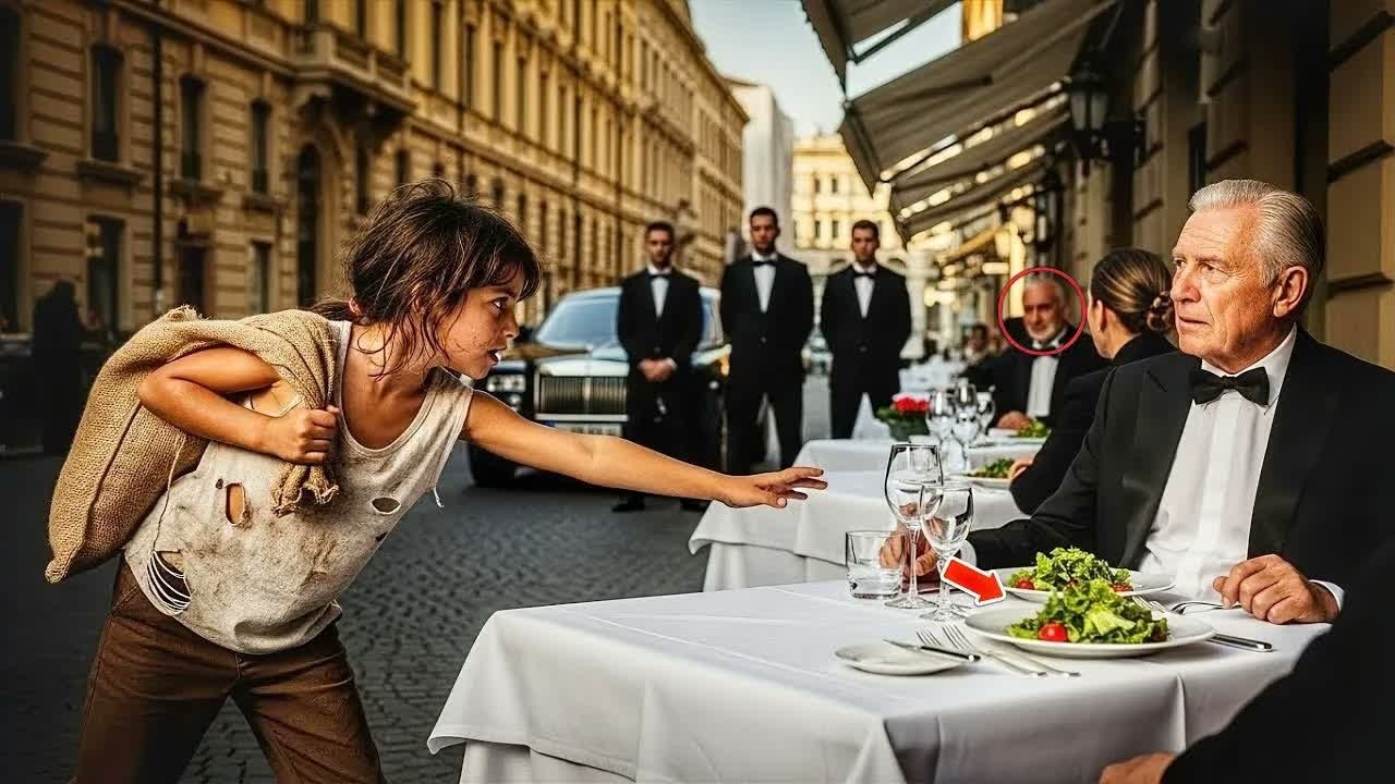 Bettler-Mädchen sagt： „Iss das nicht!“ – Milliardär reagiert erst, als…