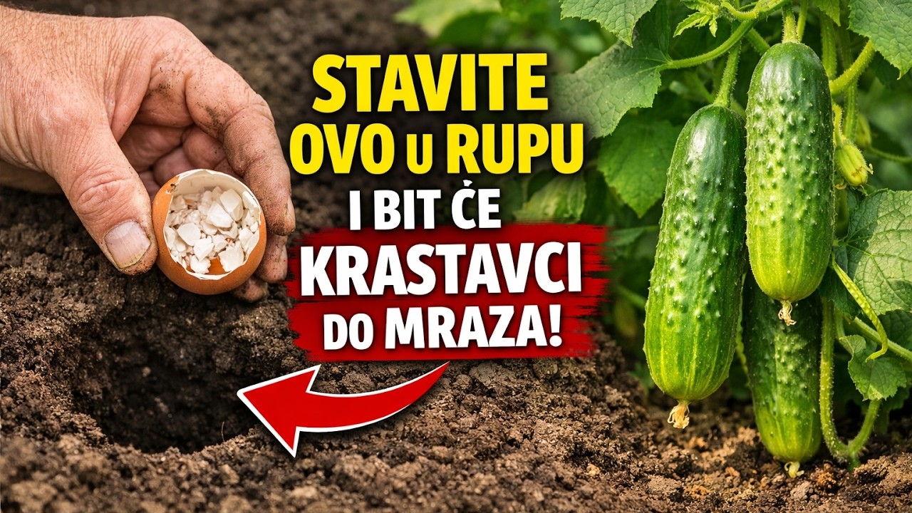 Susjedi mi ne vjeruju! Stavite OVO u rupu i imat ćete krastavce do MRAZA!