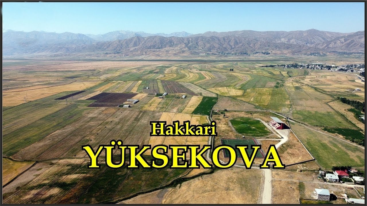 Dron görüntüleriyle Yüksekova (Hakkari)