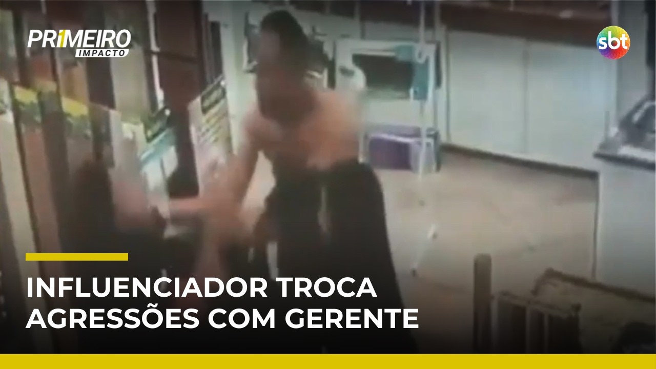 Influenciador Ben Mendes se envolve em agress&otilde;es com gerente de loja em MG | #PrimeiroImpacto