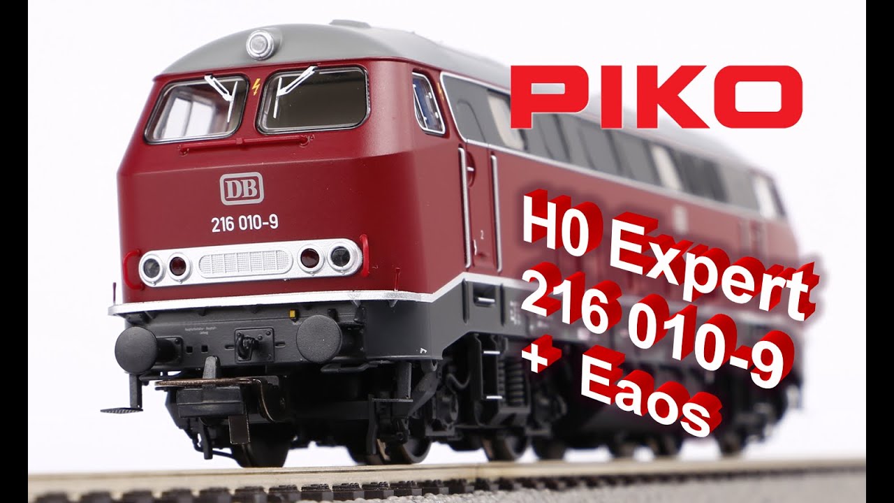 PIKO [V091] H0 Expert Diesellok BR 216 #52400 und Eaos Wagen #58380