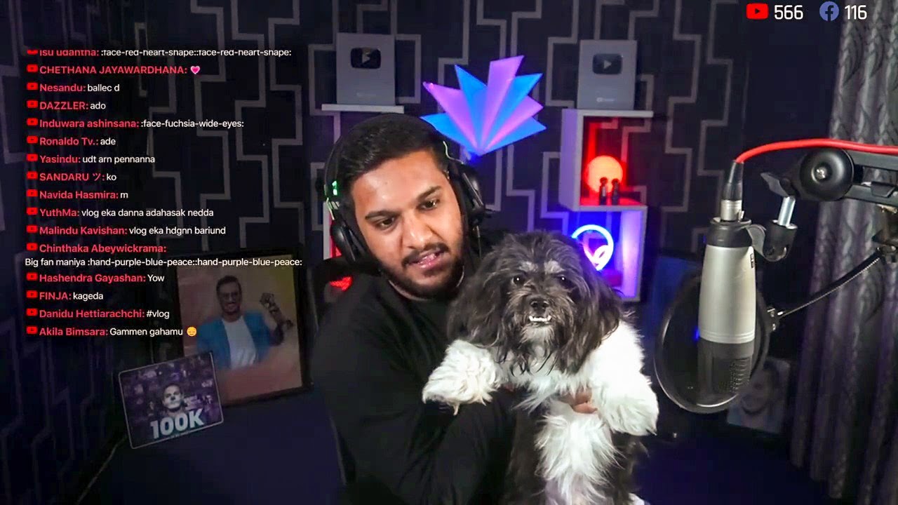 ManiYa shows his new Puppy first time to his audience