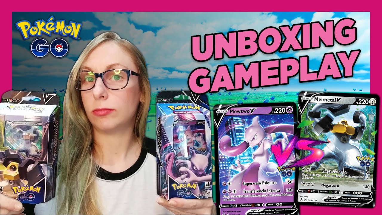 Aprenda a jogar Pokémon TCG | Decks Iniciais Batalha V Mewtwo e Melmetal l Pokémon TCG