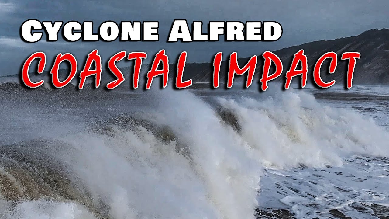 Cyclone Alfred Impacts Queensland Coastline - 2 March, 2025