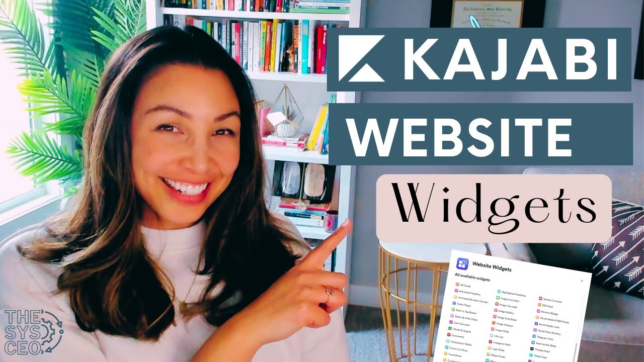 How to Turn Your Kajabi Website from Plain to Professional w/o Coding! | Kajabi Website Widgets