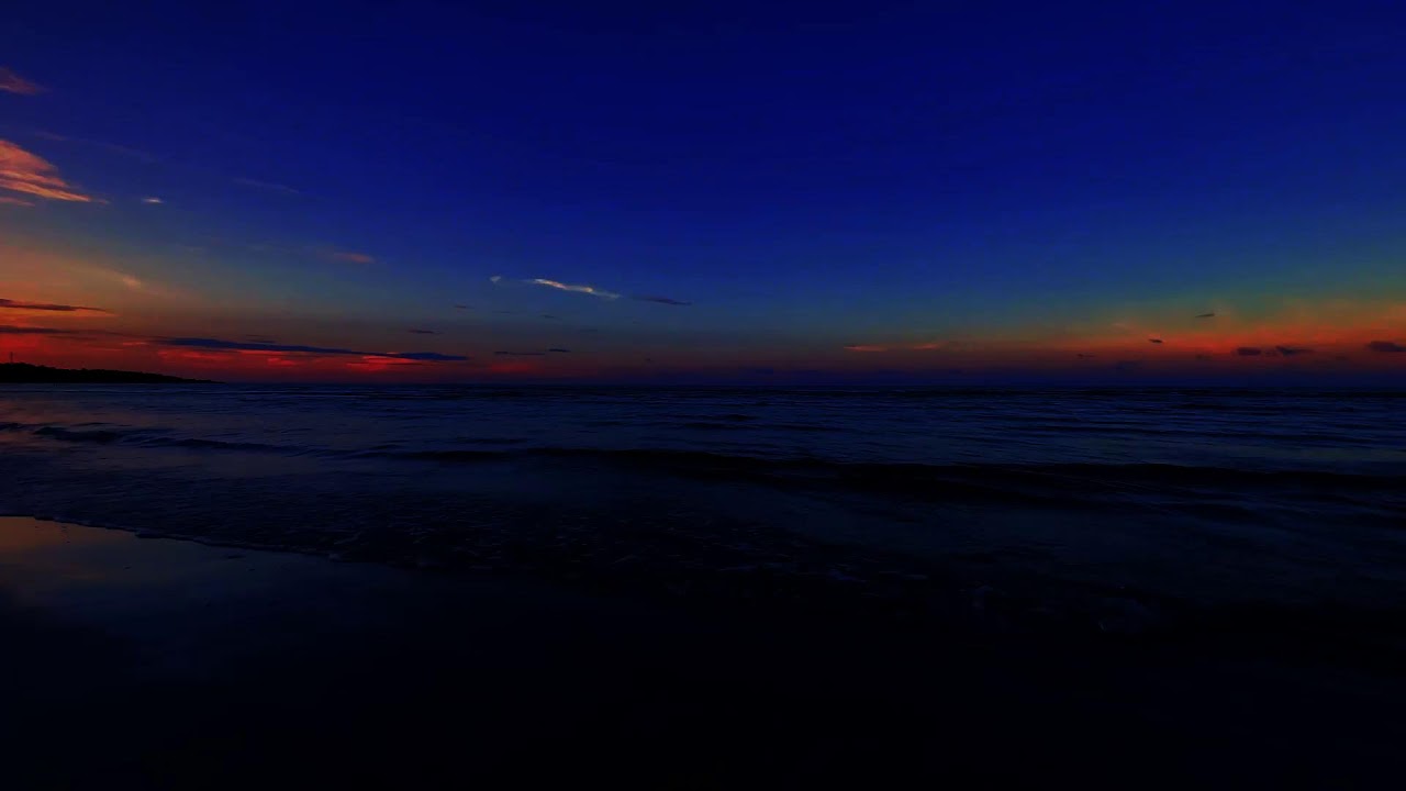 Peaceful Ocean White Noise – Night Beach Ambience to Fall Asleep Fast