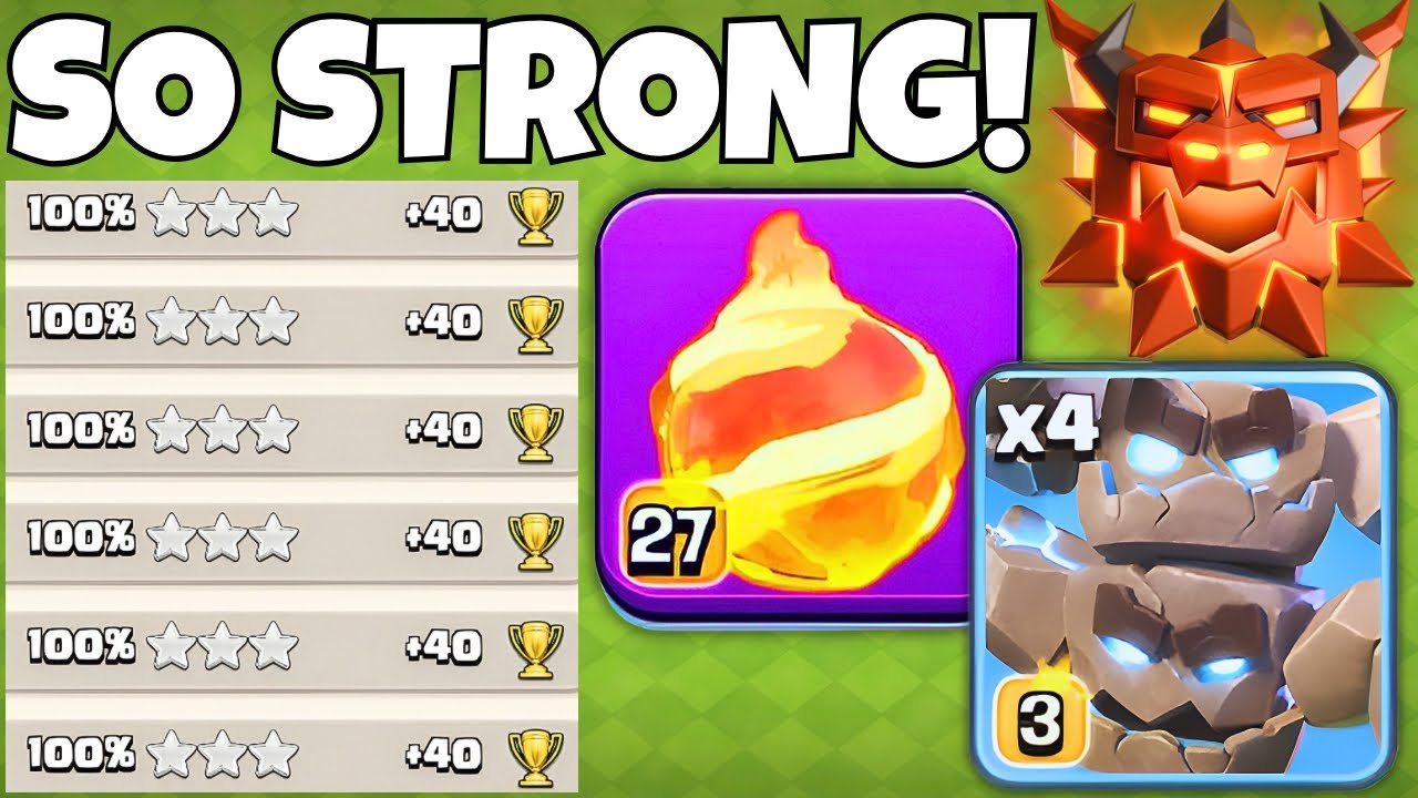 Dominating Legends with my INSANELY STRONG Meteor Golem Army!