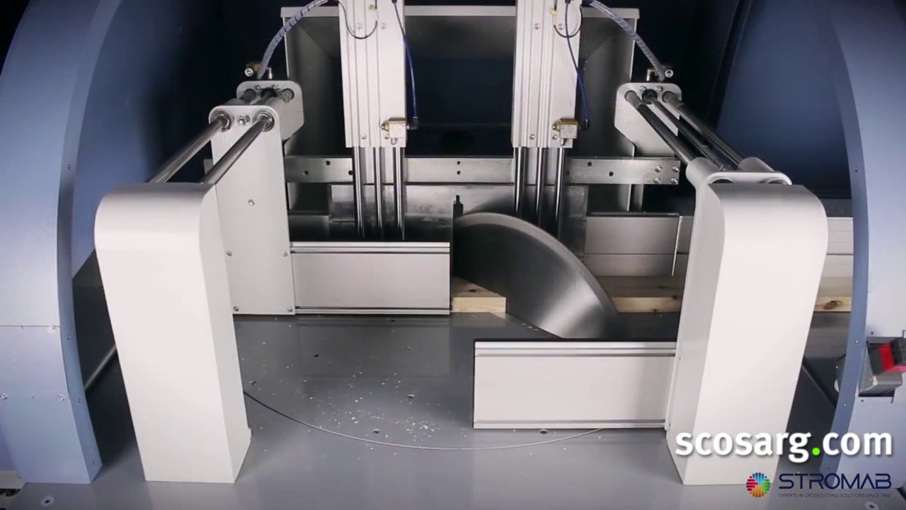Stromab CT600 CNC Crosscut Saw for Cutting Angles | Scott+Sargeant Woodworking Machinery