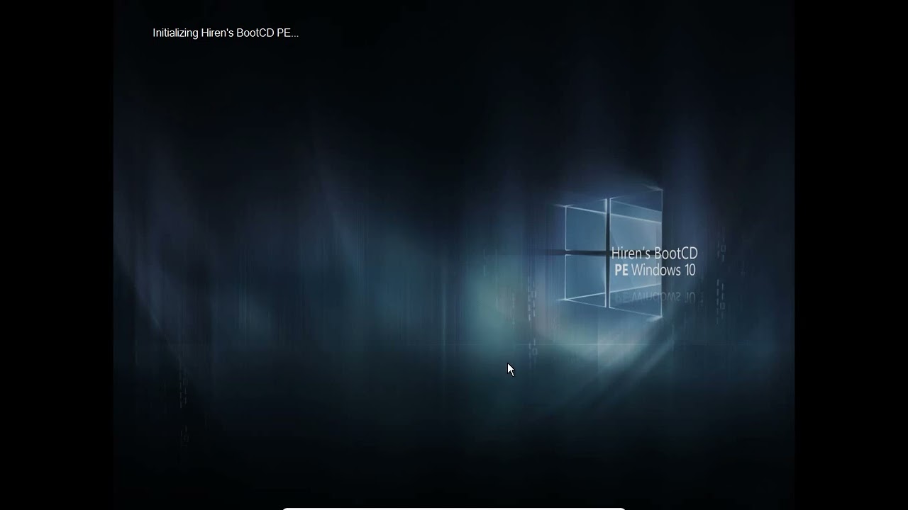 Borrar o eliminar la contraseña de un usuario en Windows 10 con Hirens BootCD