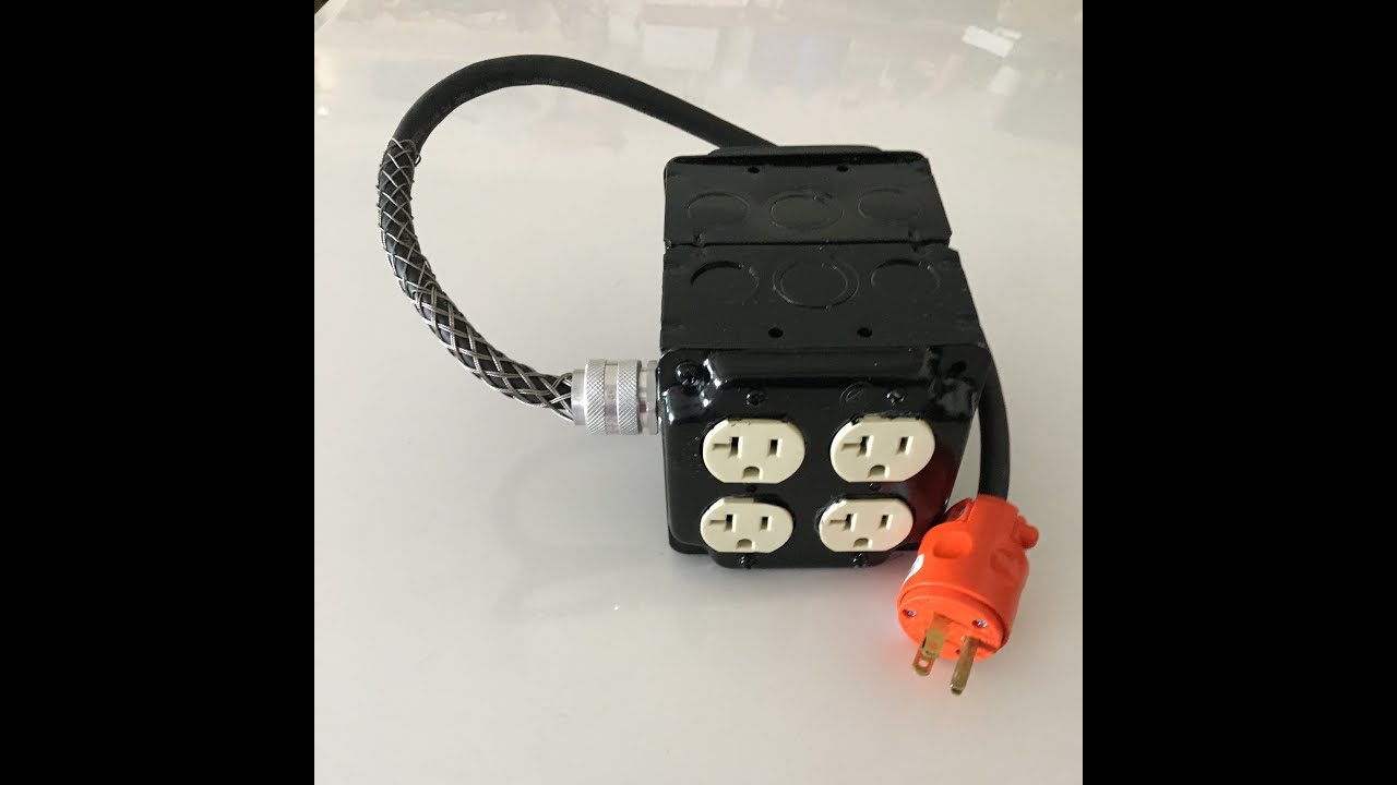 How to build a Multi-outlet Power Distribution Box (Power Strip).
