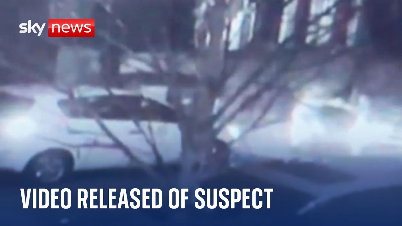 London chemical attack: Video released of suspect attempting to drive towards victim