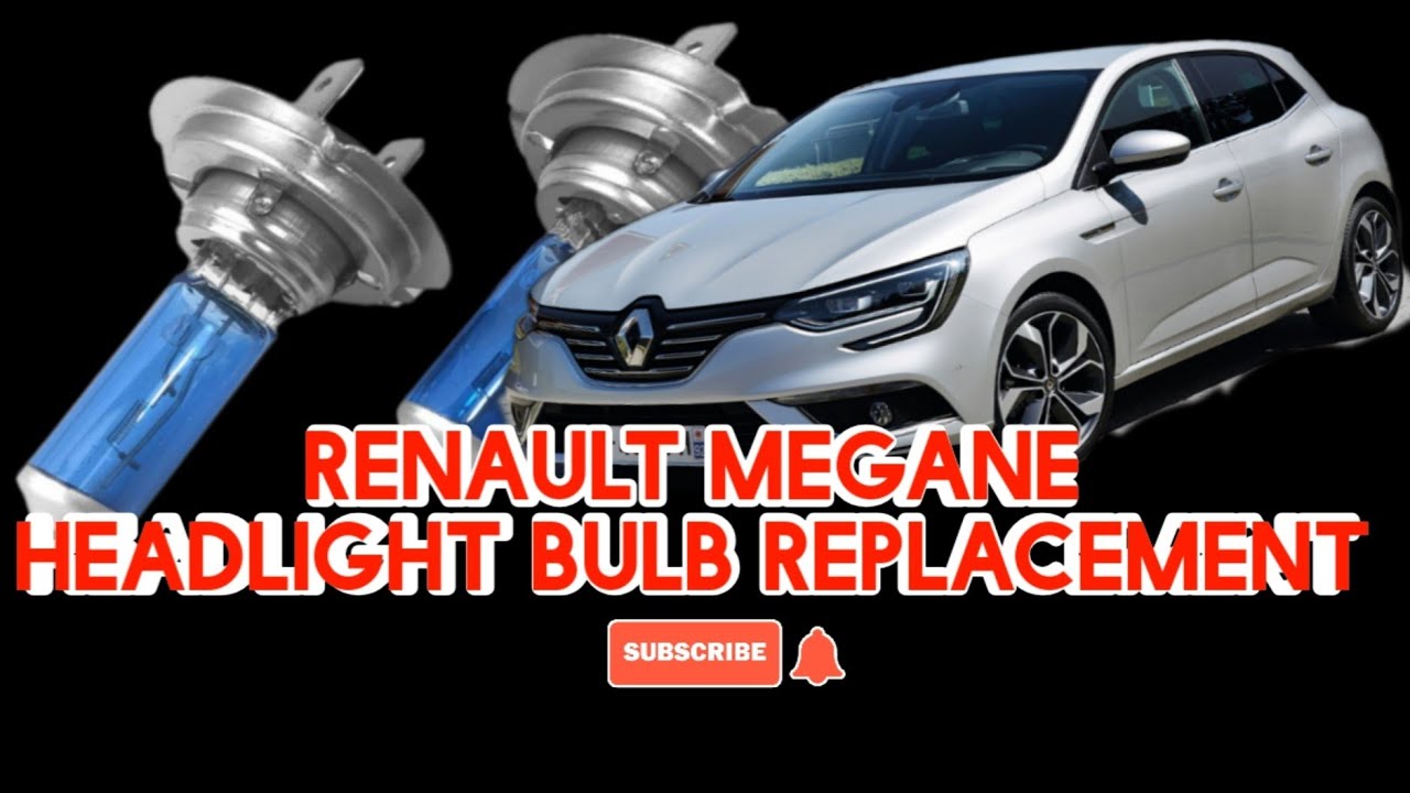 Замена лампочек в фарах Renault Megane 2018 года