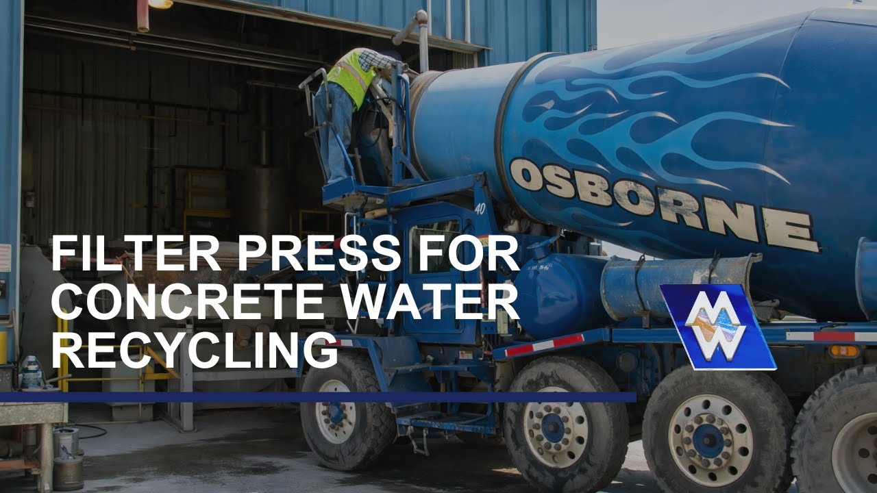 Industrial Filtration Equipment: Filter Press for Concrete Water Recycling
