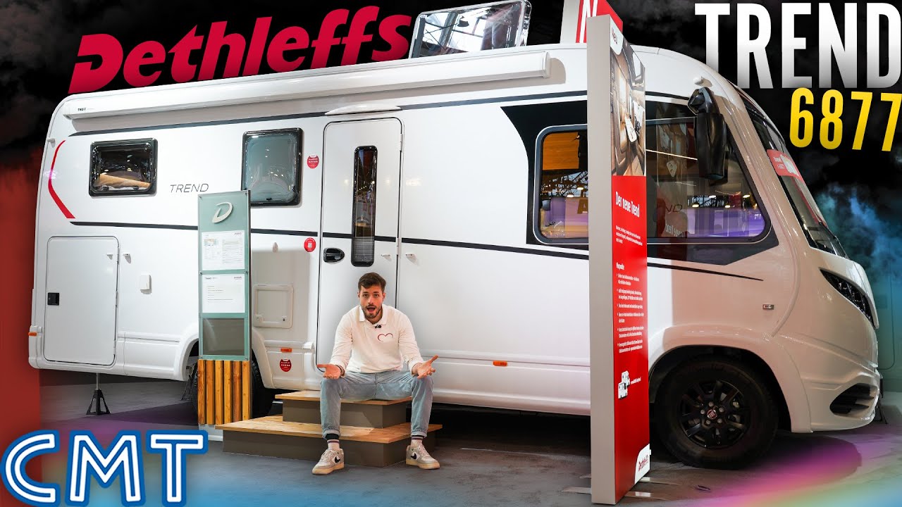 Hier können sich 4 PERSONEN auf 7 METERN wohlfühlen! 😍 | Dethleffs Trend I 6877