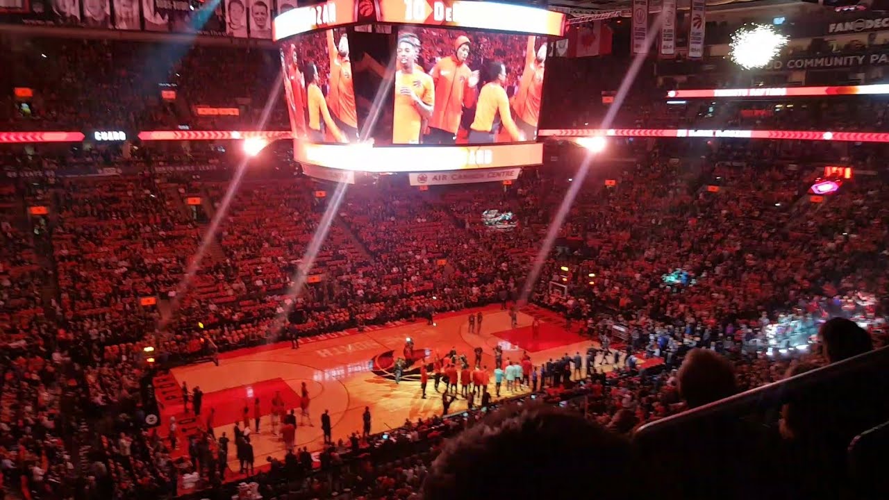 Player Introductions- 2017-2018 NBA Season Opener Chicago Bulls @ Toronto Raptors