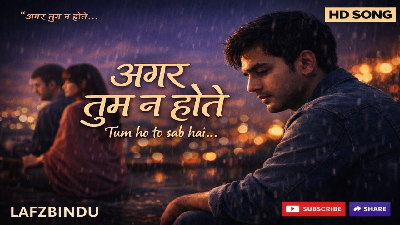 अगर तुम न होते | Heart Touching Love Song | HD Song | LafzBindu