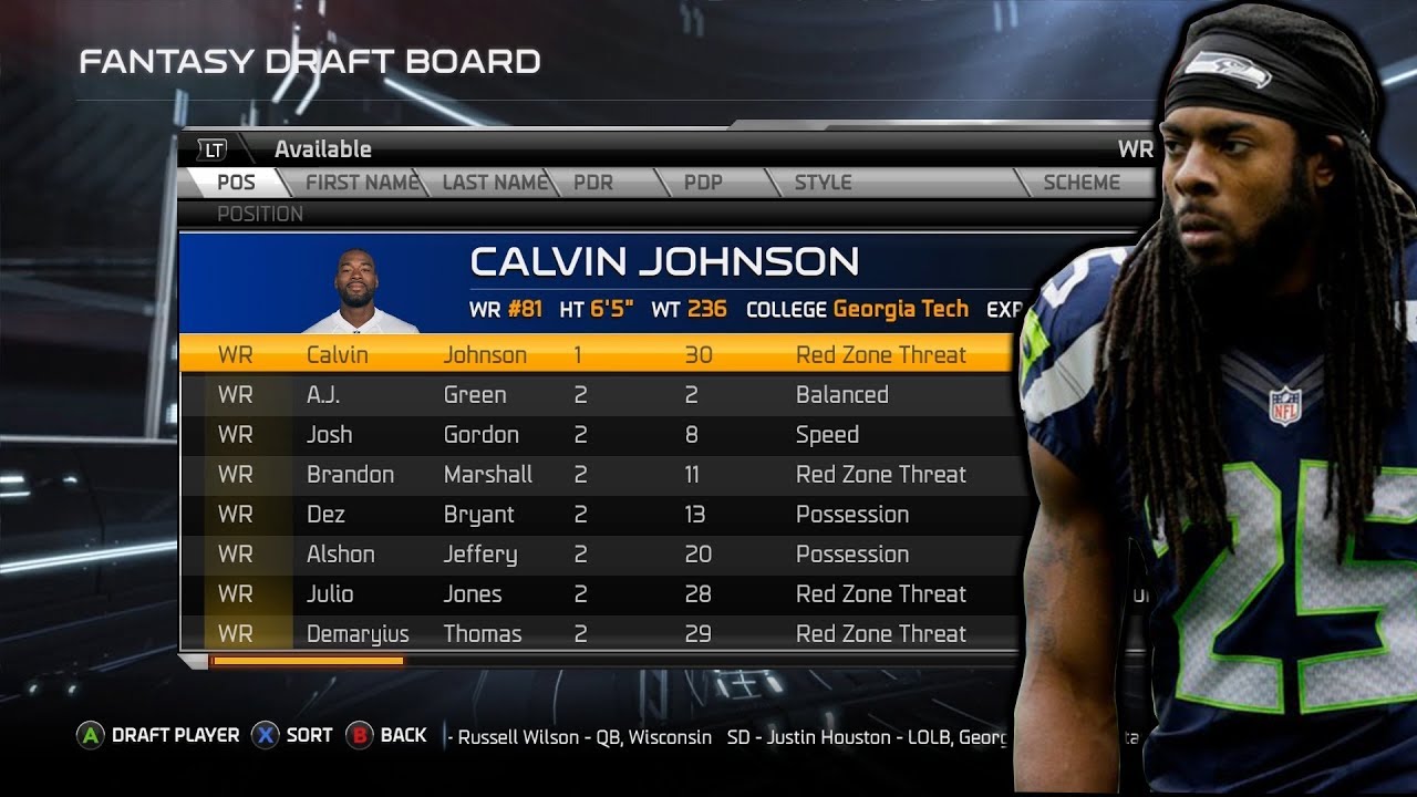 Trying Old Madden Fantasy Draft! - Madden 15 Fantasy Draft