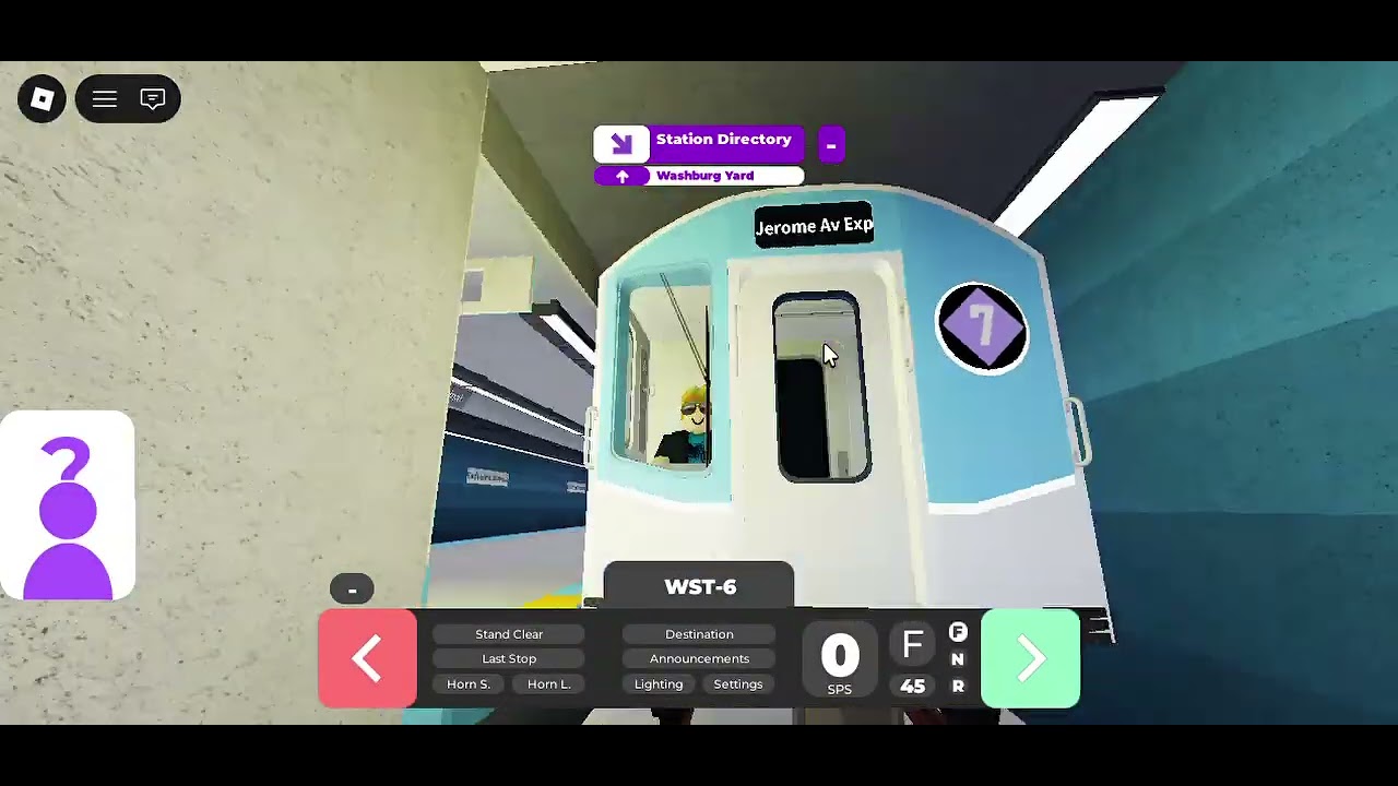 [Roblox] Operating the WST-6 on the 7 half-express/half-local in SubTransport