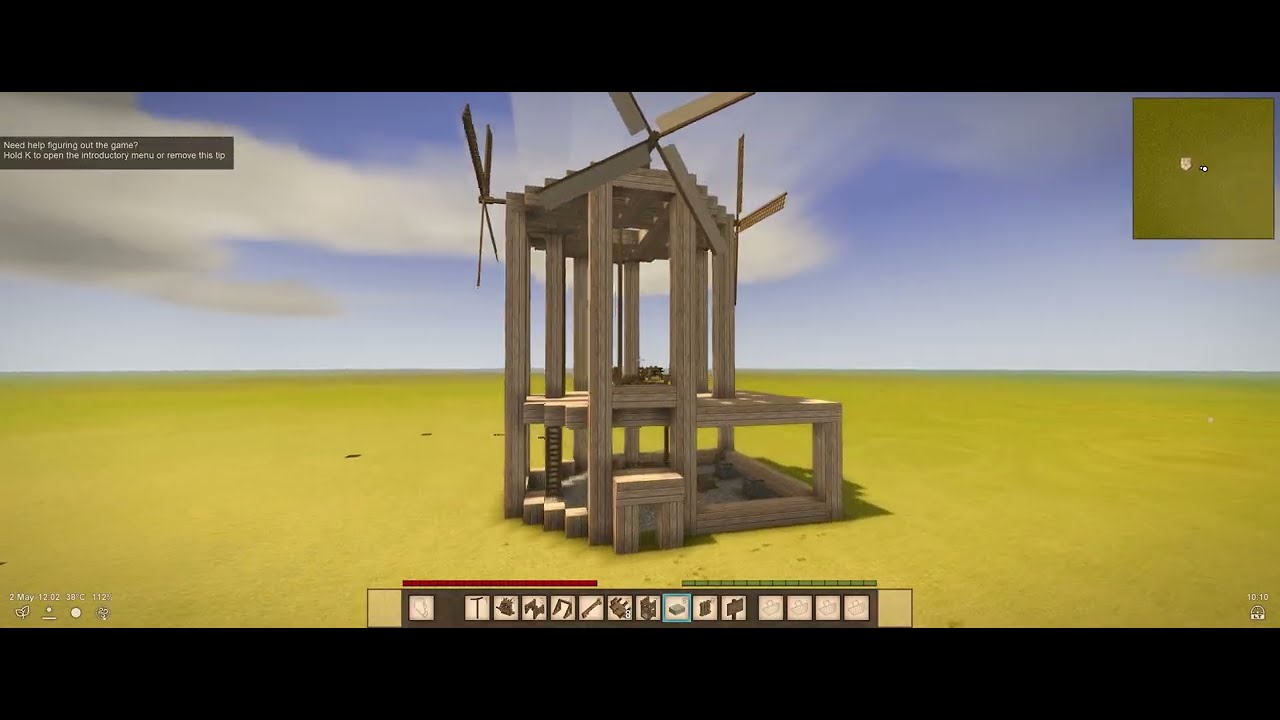 Vintage Story Windmill Proof of Concept - 3-speed Transmission - No Voiceover
