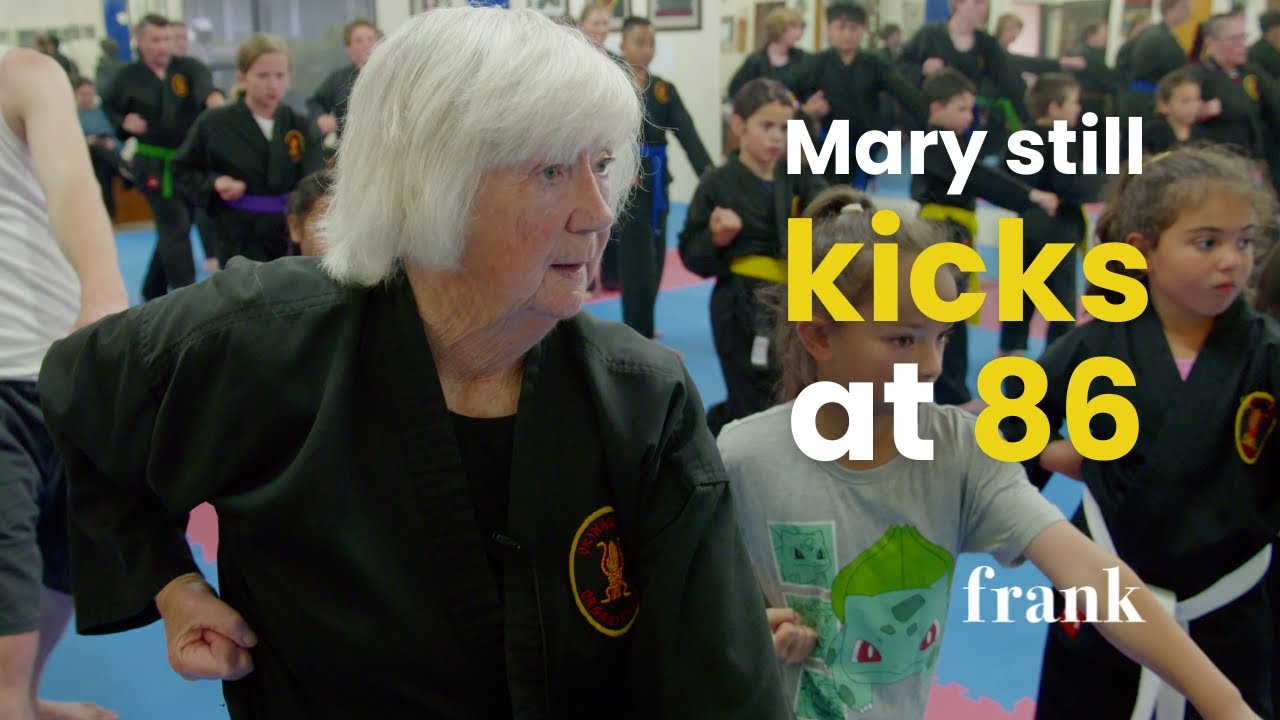 Mary still kicks at 86