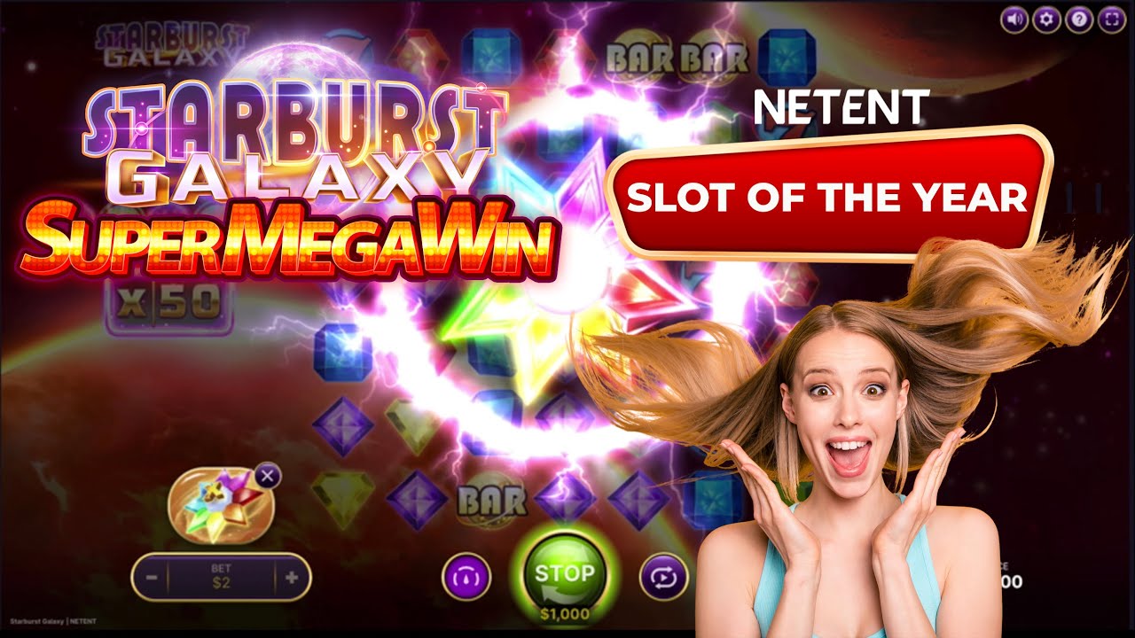🆕STARBURST GALAXY MEGA WIN 🏆 NetEnt Slot of the Year 2024🏆