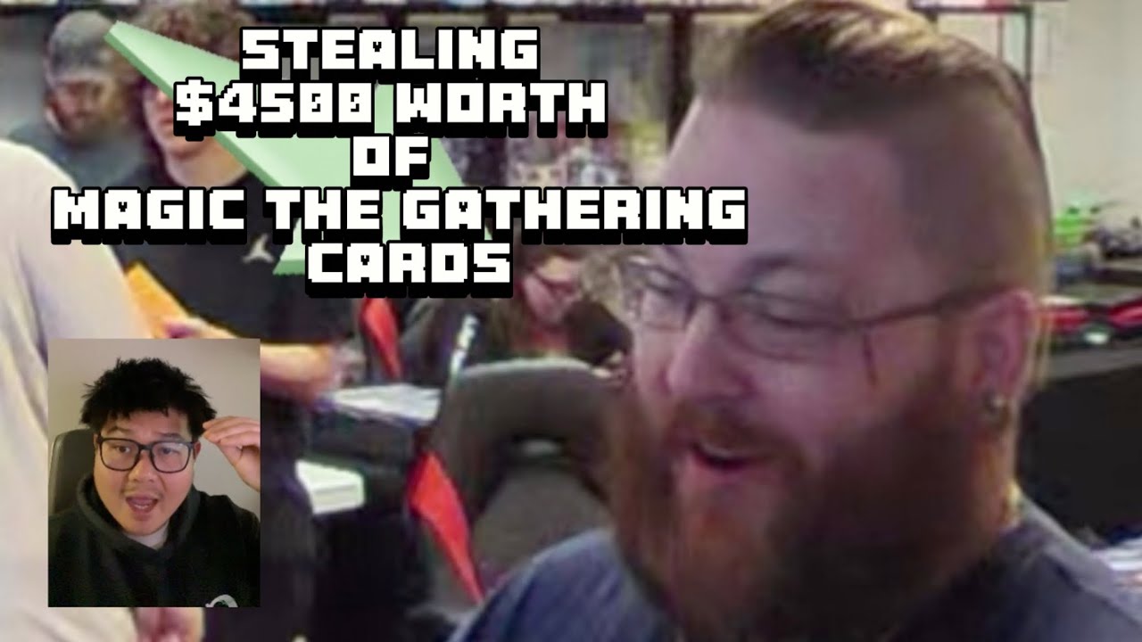 Obnoxious Customer Tries to Steal $4500 Worth of Magic the Gathering Trading Cards