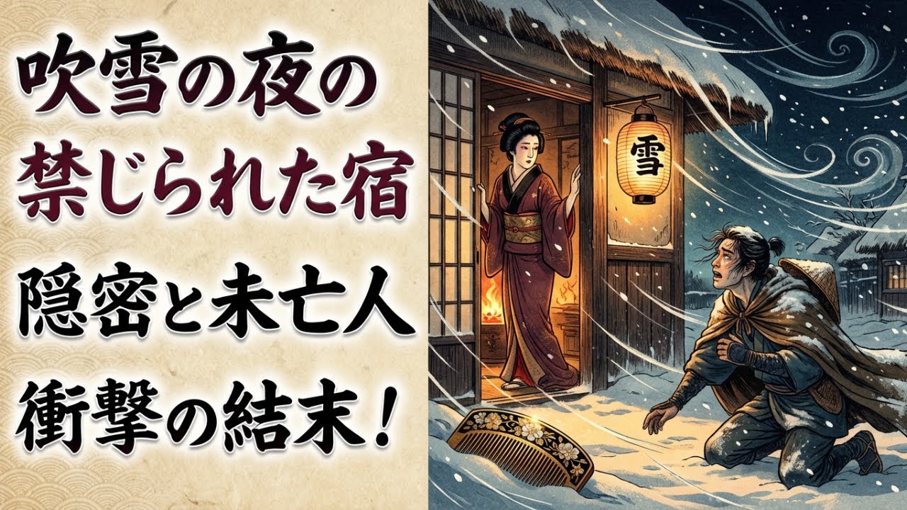 吹雪の夜、隠密と未亡人が“禁じられた一夜”を過ごす…その朝、彼らを待っていたのは甘い恋ではなかった